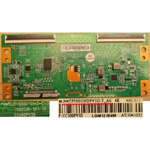 EKO K500USN T-CON BOARD V500DJ6-QE1-G6 N4TP500UHDPV3D-T